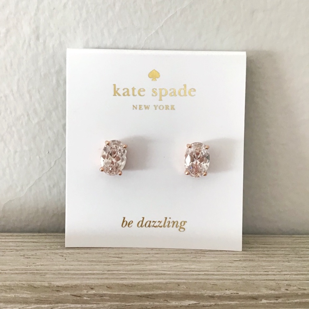 LAST ONE‼️ KATE SPADE Cubic Zirconia Stud Earrings - Picture 2 of 6